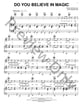 Do You Believe In Magic piano sheet music cover